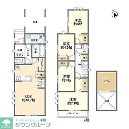 Kolet東久留米前沢 4LDKの間取り