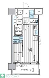 Ｔｅｒｒａ蚕糸の森 4階1LDKの間取り