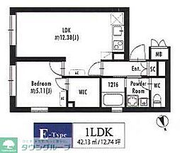 FARE西荻窪 3階1LDKの間取り