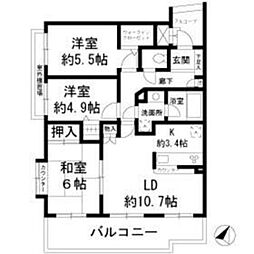 間取図画像 3LDK