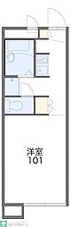レオパレスソレーユ 1Kの間取図画像