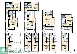 フィオーネ上石神井 1Kの間取図画像