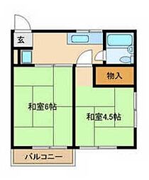 ジェンティール・タカギ 2Kの間取図画像