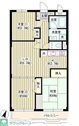 コーボック国領 3LDKの間取図画像