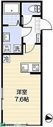 アリエル関町北 ワンルームの間取図画像