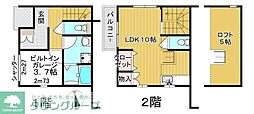 バイクガレージハウスICI 1LDKの間取図画像