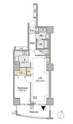 JR山手線 渋谷駅 徒歩11分の賃貸マンション 2階1LDKの間取り