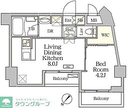 東急田園都市線 池尻大橋駅 徒歩11分の賃貸マンション 1階1LDKの間取り