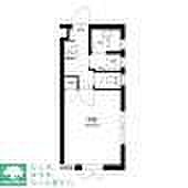 ウェルハウス広尾 101 1階1Kの間取り