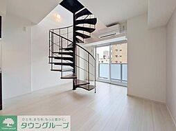 都営大江戸線 森下駅 徒歩6分の賃貸マンション 5階2LDKのリビング/ダイニング