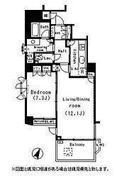 JR山手線 原宿駅 徒歩3分の賃貸マンション 3階1LDKの間取り