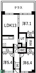 物件の間取り