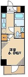ParkCube笹塚 1Kの間取図画像