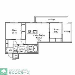 物件の間取り