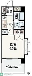 イーストヒルズS館 1Kの間取図画像