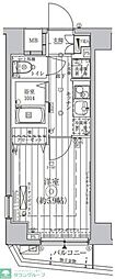 Le-lion代々木 1Kの間取図画像