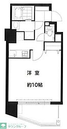 レジーナエビス 1Kの間取図画像