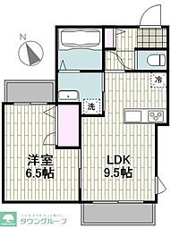 仮)世田谷区下馬3丁目新築計画 1LDKの間取図画像