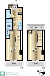 ユニフォート目黒中町 2Kの間取図画像