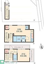 ベルリード恵比寿 1LDKの間取図画像