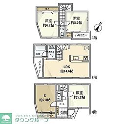 和泉戸建 1階3SLDKの間取り