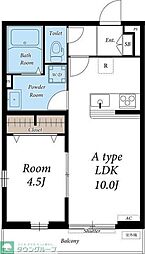 リブリ・グラツィオーソ．Ｎ 1階1LDKの間取り