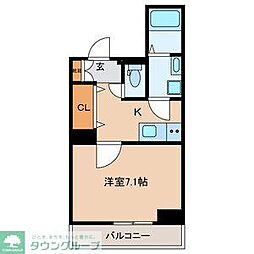 Village・Planche（ビラージュ・プランシュ） 2階1Kの間取り