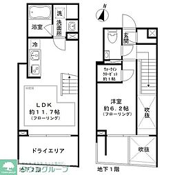 ＩＰＳＥ代々木上原ＤＬＸ 1階1LDKの間取り