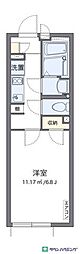 クレイノＭＩＫＩ西新宿 1階1Kの間取り