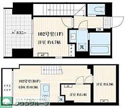Skuld神楽坂 3LDKの間取図画像