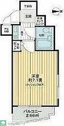 ライオンズマンション哲学堂 1Kの間取図画像
