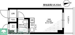 ライオンズマンション西新宿第7 ワンルームの間取図画像