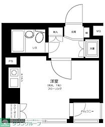シティコープ目白 ワンルームの間取図画像