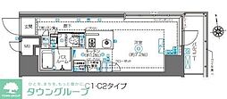ZOOM東新宿 ワンルームの間取図画像