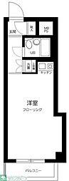 ベルパークシティ西新宿 ワンルームの間取図画像