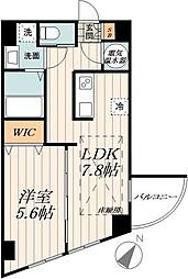 田澤BL西新宿 1LDKの間取図画像