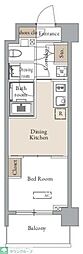 グランカーサ四谷 1DKの間取図画像
