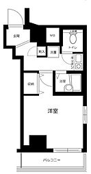 サンテミリオン目白 1Kの間取図画像