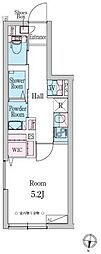 DUOMAISON笹塚 1Kの間取図画像