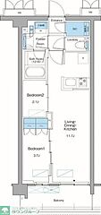 物件の間取り