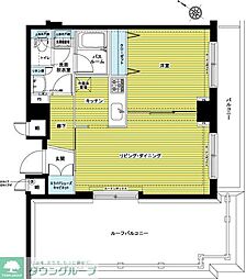 フェニックス初台 1LDKの間取図画像