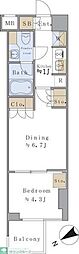 BrilliaistSENDAGAYA 1DKの間取図画像