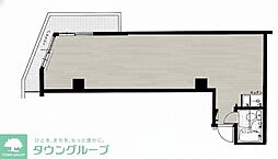 トーカン新宿第2キャステール ワンルームの間取図画像