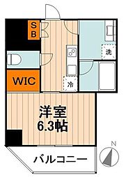 JR京浜東北・根岸線 赤羽駅 徒歩2分の賃貸マンション 4階1Kの間取り