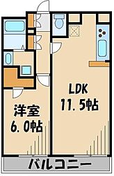 JR京浜東北・根岸線 赤羽駅 バス14分 前野町4丁目下車 徒歩5分の賃貸マンション 3階1LDKの間取り