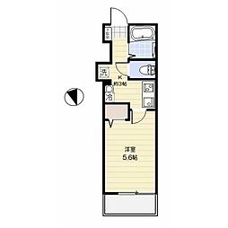 JR京浜東北・根岸線 赤羽駅 徒歩10分の賃貸アパート 2階1Kの間取り