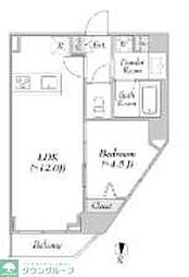 東武東上線 大山駅 徒歩6分の賃貸マンション 4階1LDKの間取り