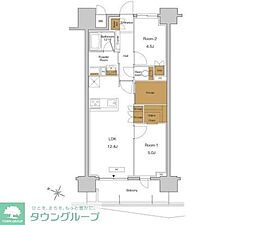 JR京浜東北・根岸線 東十条駅 徒歩5分の賃貸マンション 10階3LDKの間取り