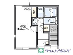 JR埼京線 赤羽駅 徒歩13分の賃貸アパート 1階1Kの間取り