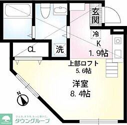 JR京浜東北・根岸線 東十条駅 徒歩2分の賃貸アパート 2階1Kの間取り